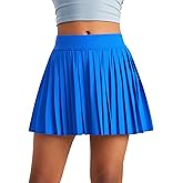 CRZ YOGA Girls Feathery-Fit Soft Athletic Pleated Skirts - Tennis School Casual Skorts with Pockets Liner Kids Teen