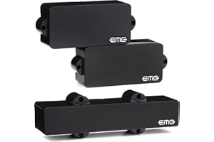 EMG PJ Active Bass Guitar Pickup Set, Black