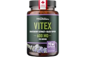 Vitex Chasteberry Supplement 600mg | Agnus Castus for Women's Hormone Balance, Menopause, Menstrual Regularity & Hormonal Acn