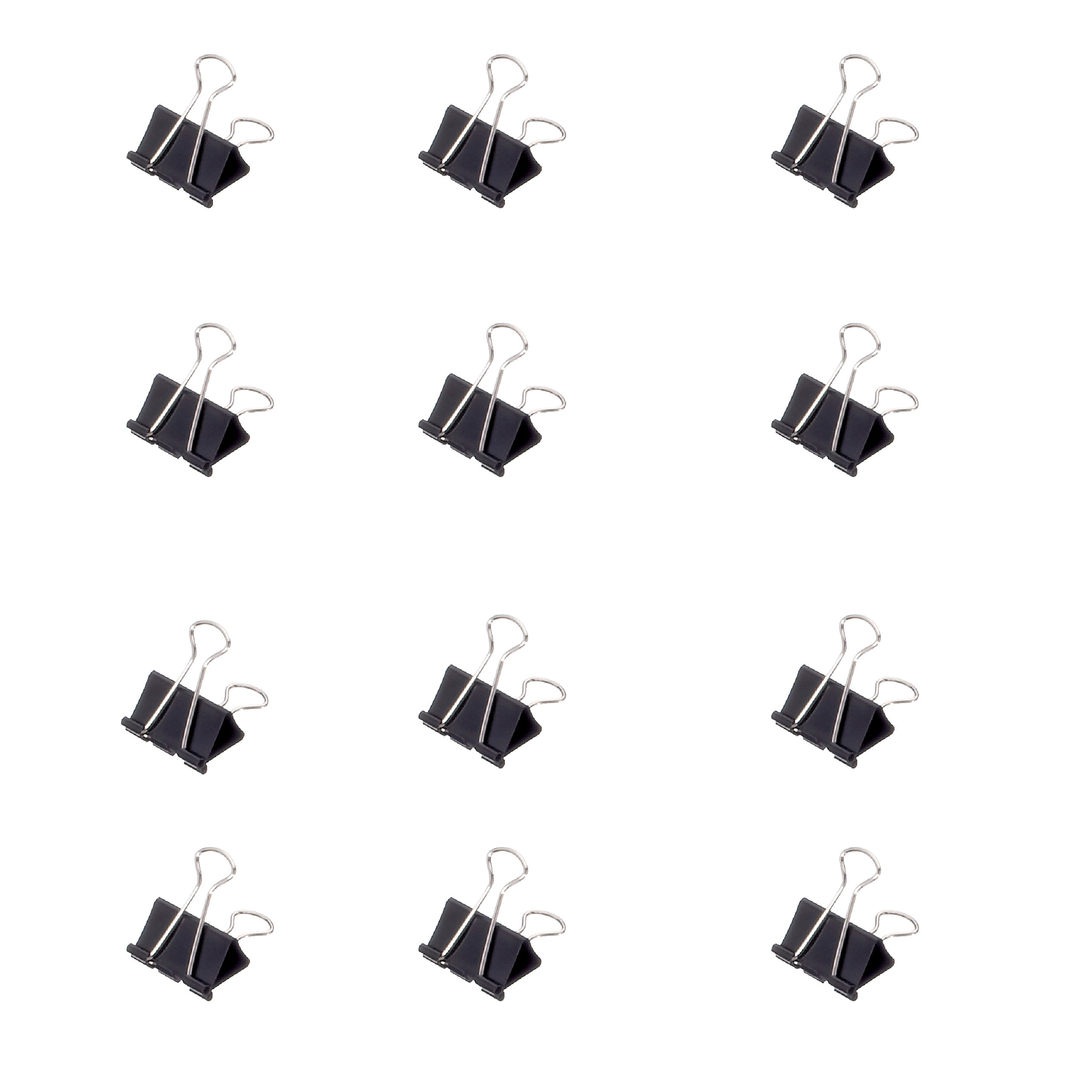 Maul Mauly 214 2143290 Binder Clips in Cardboard Packaging 32 mm / 13 mm Pack of 12 Black