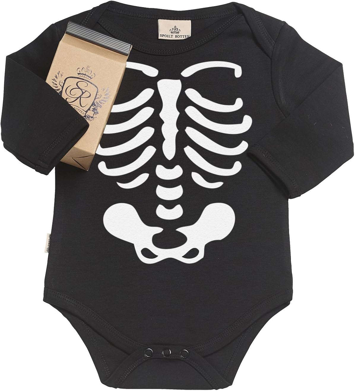 skeleton baby onesie