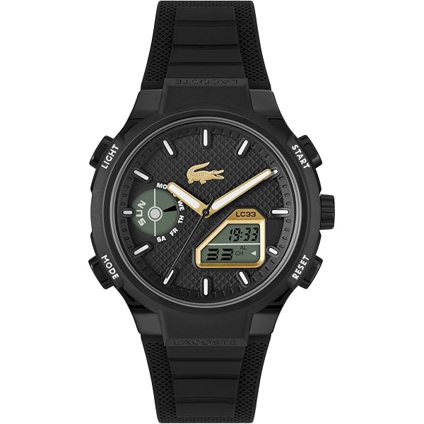 Amazon.com: Lacoste LC33 Women's Analog Digital Watch, Silicone