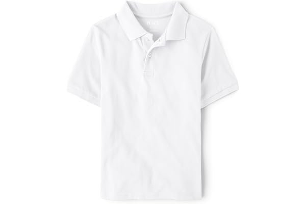 The Children's Place boys Uniform Short Sleeve Pique Polo