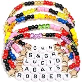 AICase for Juice Merch Gifts Inspired Bracelets 5 Pcs Stackable | Stretch Beaded Friendship Bracelets Concert Outfit Vinyl Poster Sticker Merchandise Gifts for Fans Women Birthday Christmas