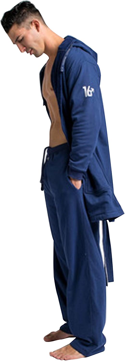 DudeRobe Men's Hooded Robe and Sweatpants Set | As Seen on Shark Tank!