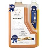 Equinety Ultimate OEC Horse Oil for Coat, Hoof &amp; Joint Support, 64 fl. oz. | Omega 3, Flaxseed Oil &amp; Vitamin E for Horses, Performance Recovery Support &amp; Coat Defense for Horses
