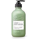 UPCIRCLE Hand + Body Lotion with Bergamot Water 8.45oz - For Nourishing + Repairing - Glycerin + Jojoba - Natural, Vegan + Cruelty Free