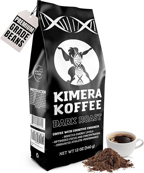 KIMERA KOFFEE DARK ROAST – ORGANIC GROUND COFFEE...