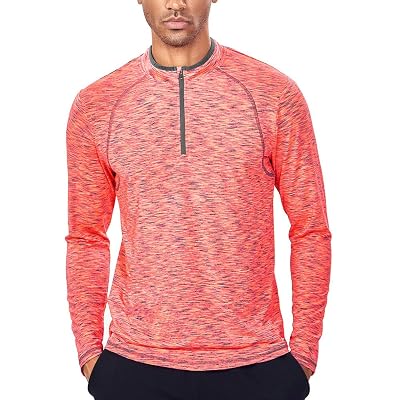 quarter zip running pullover