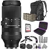 Sigma 100-400mm f/5-6.3 DG DN OS Contemporary Lens for Sony E with Altura Photo Advanced Accessory and Travel Bundle