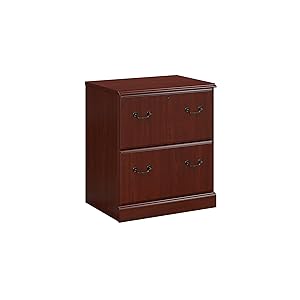 kathy ireland Home by Bush Furniture Bennington 2 Drawer Lateral File in Harvest Cherry