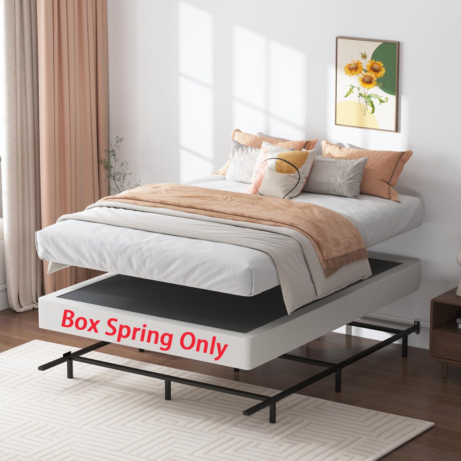 Mua SHLAND Queen Box Spring 7 Inch Low Profile Box Spring Queen Size ...