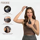 FIXXIE Hairline Powder Root Touch Up Medium Brown with Mirror Puff view 2