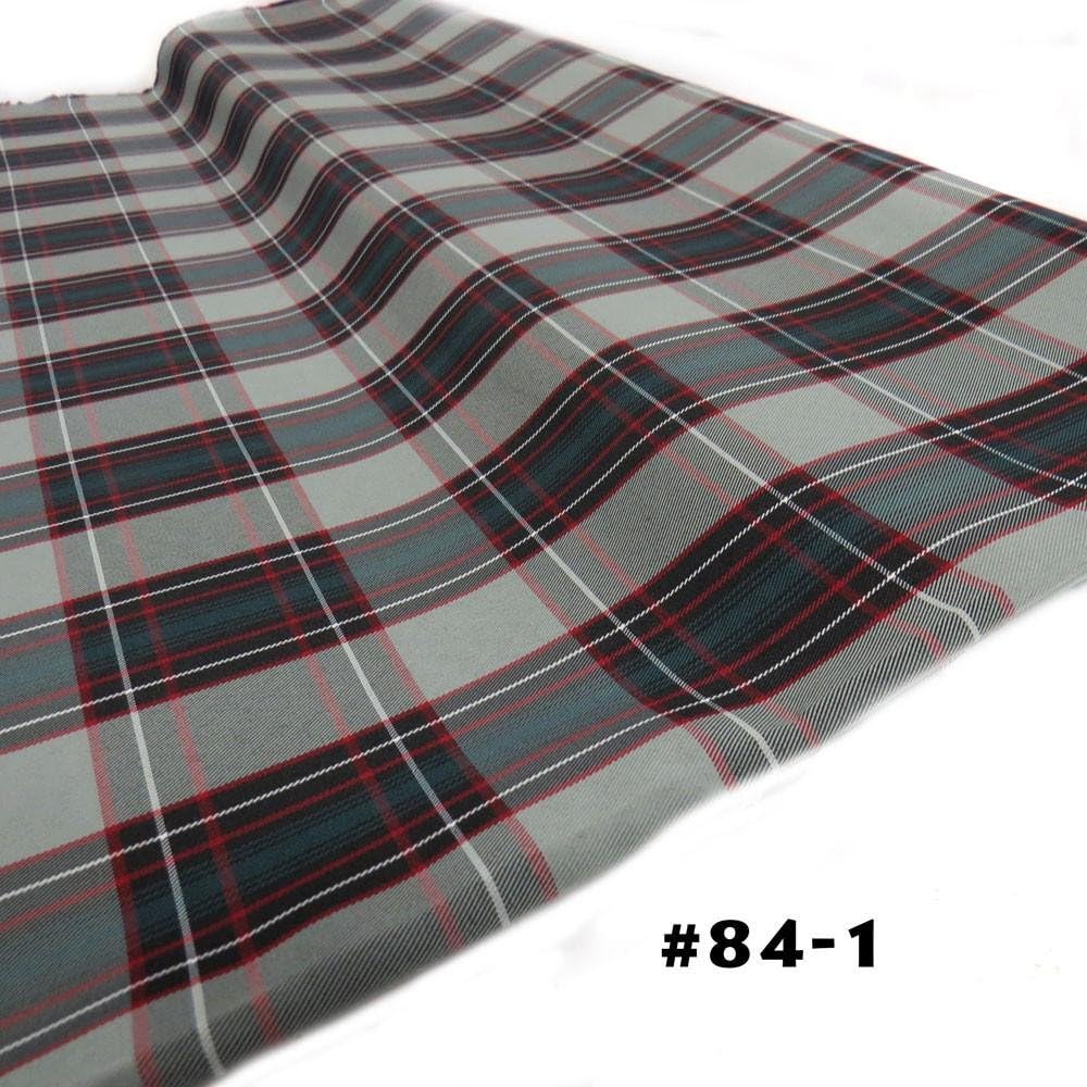 polyester tartan fabric by the yard