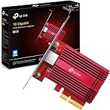 TP-Link TX401 10G PCIe Network Card Low-Profile Full-Height Brackets Win Linux