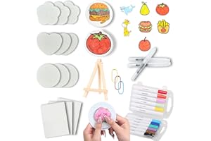 LEIAIRUI Magic Puffy Paint, 3D Magic Foam Texture Painting kit, DIY Popcorn Bubble Drawing Pens White Puffy Paper, Beginner Create Magical Floating Drawings Bundle