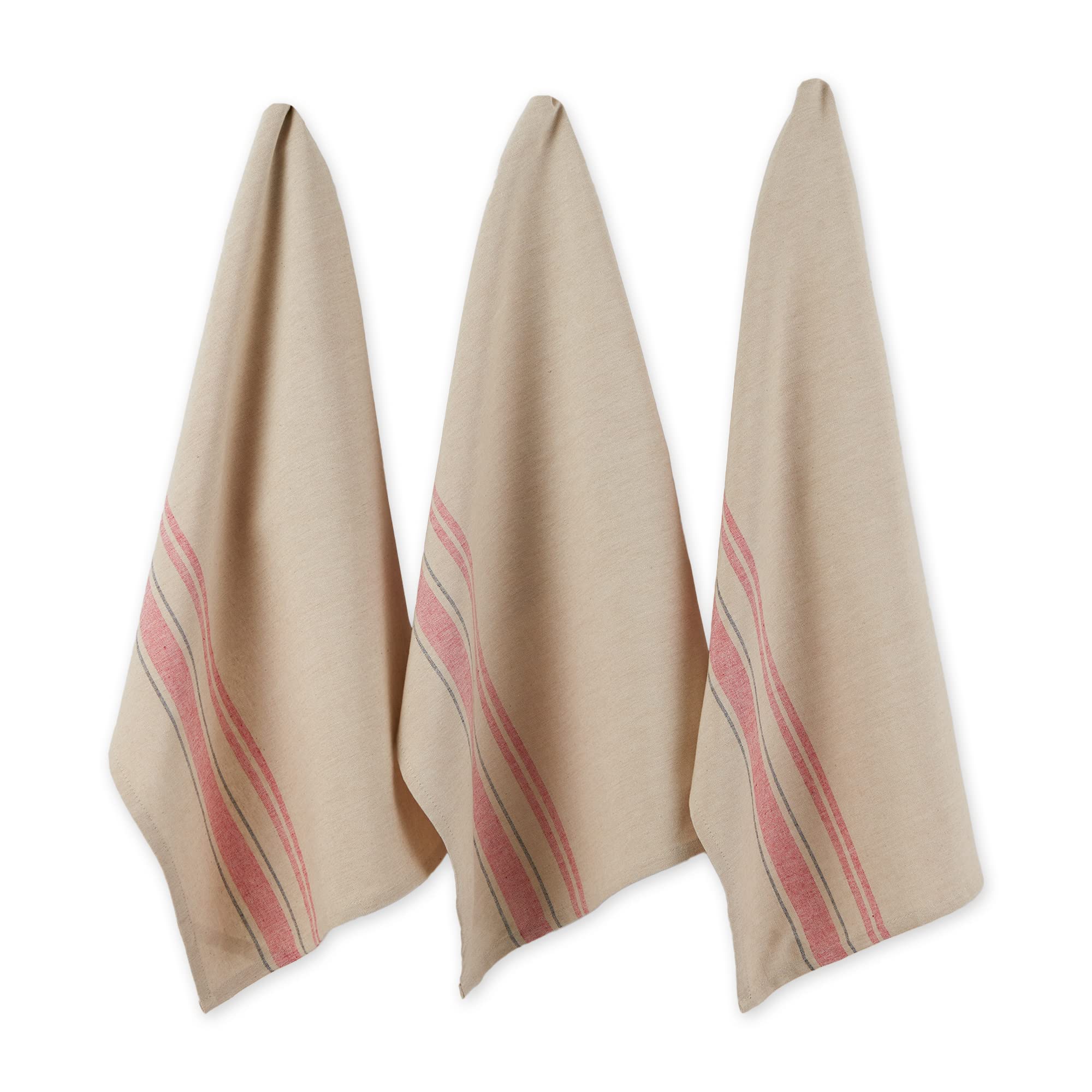 DII Kitchen Collection, Cotton, Red, Dishtowel Set