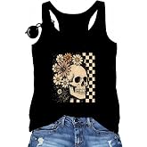TOTWOW Tank Tops for Women 2026 Summer Racerback Tops Casual Graphic Tank Tops Sleeveless Tee Tops Workout Tops