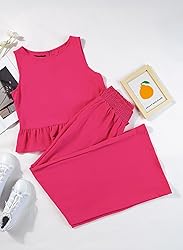 Dokotoo Two Piece Pants Set for Women Summer 2024