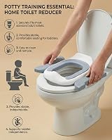 Venture Pote Pals Travel Potty Grey Woodland with 5 Liners 2 in 1 view 6