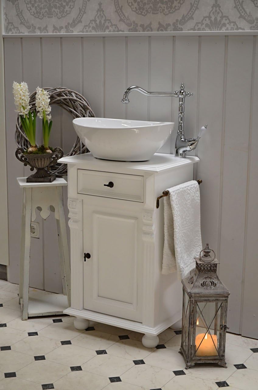 Land & Liebe Badmöbel GmbH Invitados de Lavabo, Rústico, de Muebles de