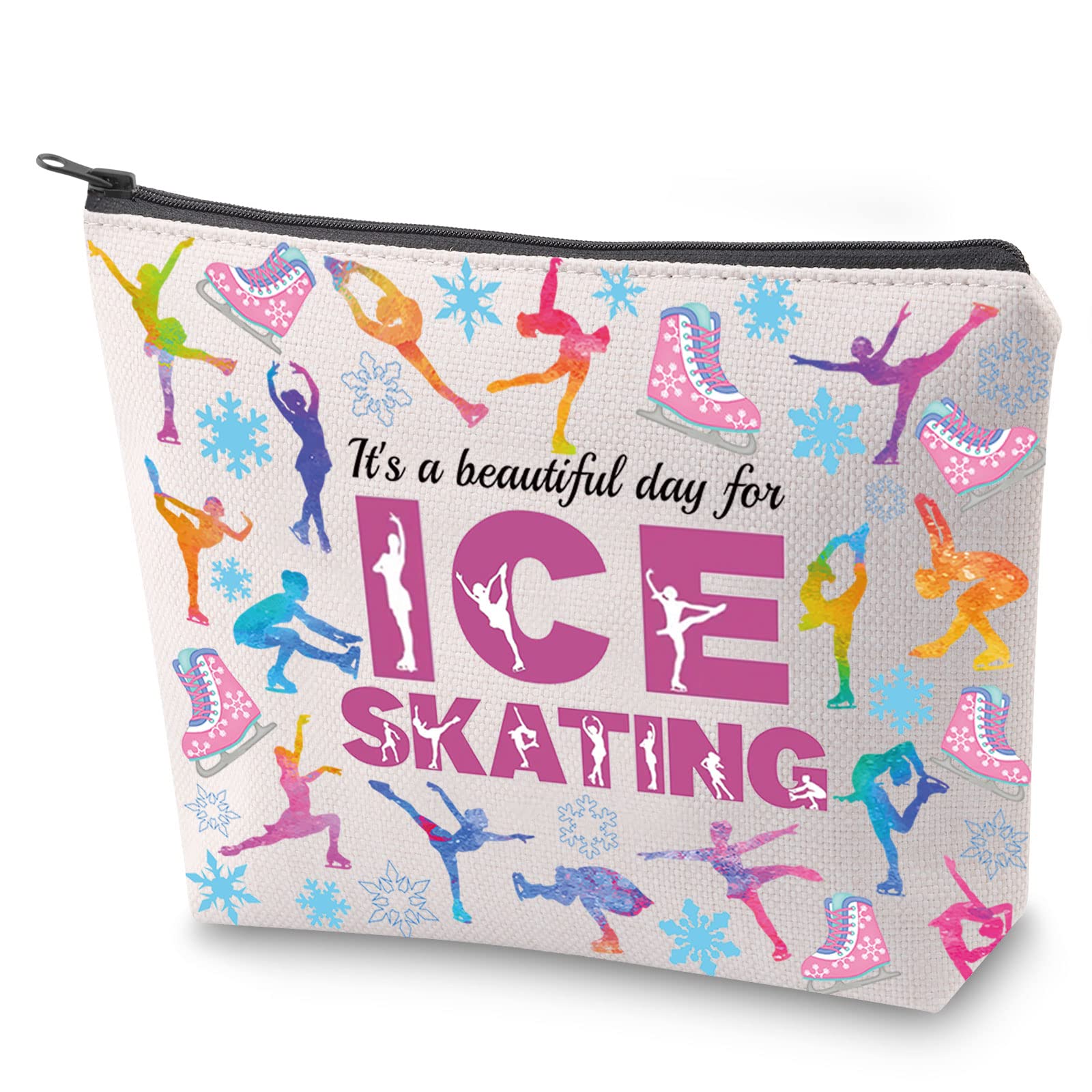 Skater Survival Kit - Ice Skating Lover Gift Makeup Bag Toiletry Bag Figure Skating Gift — image 1