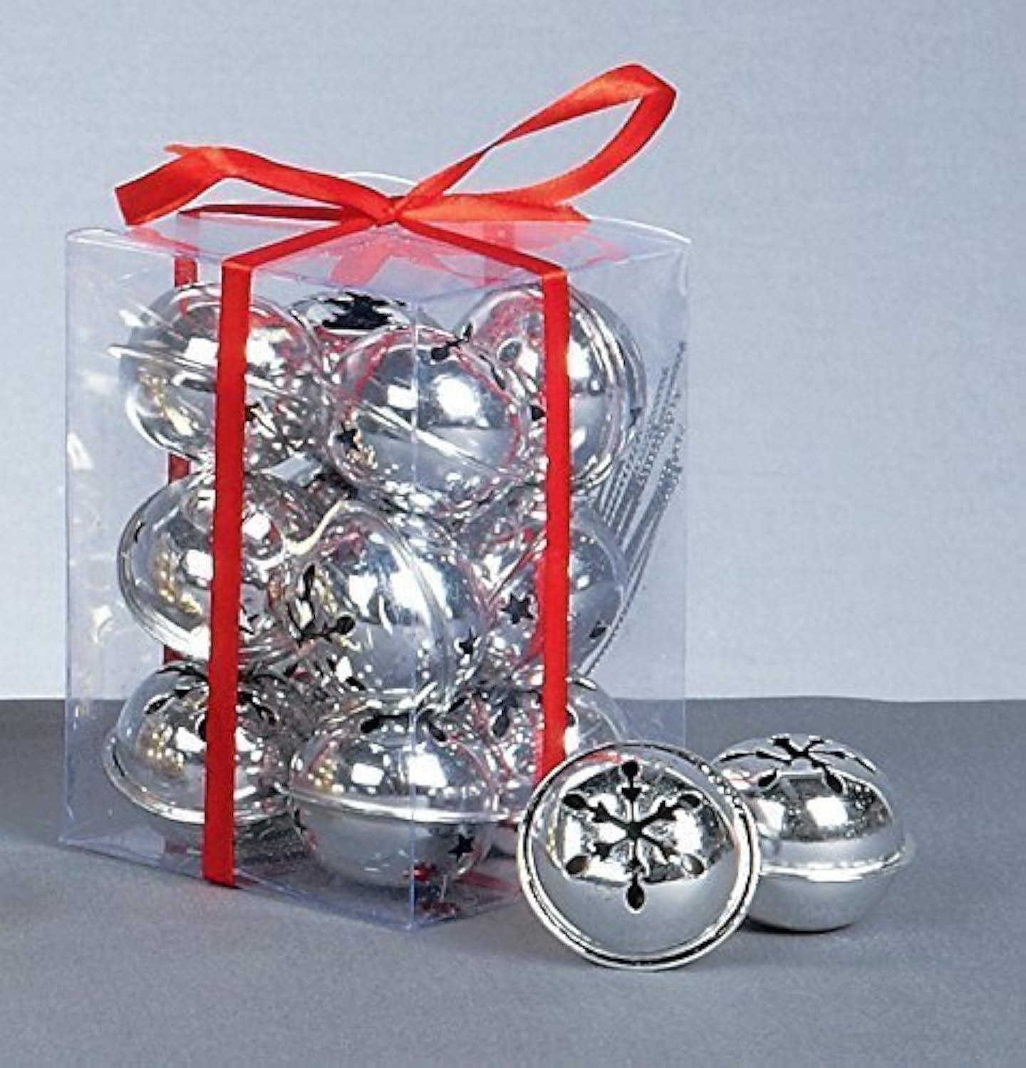 12 x Silver Christmas Jingle Bells