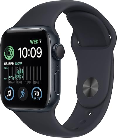 Apple Watch SE 2nd Gen GPS 40mm Midnight Aluminum Case Midnight Sport Band