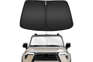 ARISMOTOR Windshield Sun Shade for Le-xus GX 550 2024-2025 2026, Custom Fit Foldable Front Window Sunshade Sun Visor Protector, Block UV Rays Keep Your Car Cooler
