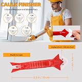 iLitLuk Caulk Tool Kit with Finishing Tips and Scrapers view 3