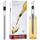 Wine Chiller Wine Aerator Wine Lover Gifts Wine Decanter Wine Accessories Perfect Wine Gifts for Women Wine Cooler Stick Rapi