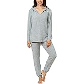 PajamaGram Fuzzy Pajamas For Women - Snuggle Fleece PJ Set For Women