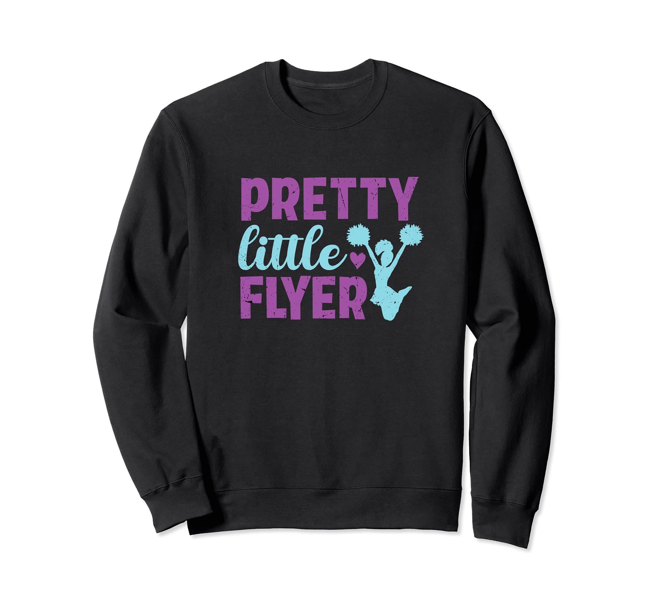 Cheerleader Little Flyer Team Cheerleading Cheering Squad Sweatshirt
