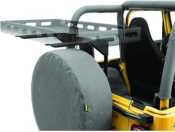 Amazon Com Bestop 4141101 Tailgate Rack Bracket System For 1987 2006 Wrangler Automotive