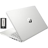 HP Stream 14" HD BrightView Laptop, Intel Processor N150, 16GB RAM, 416GB Storage (128GB eMMC + 288GB Docking Station Set), Intel UHD Graphics, 720p Camera, Wi-Fi, 1 Year Office 365, Win 11 S, Silver