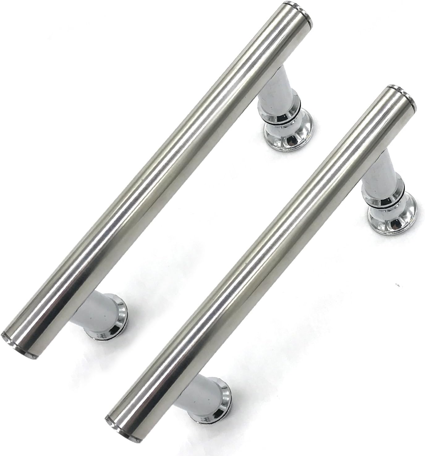 YUANQIAN Chrome ABS Shower Door Handle, Silver - Image 4