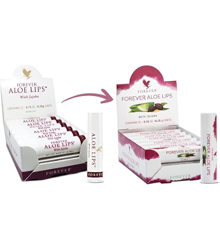 Amazon.com : For-ev..er Aloe Lips with Aloe Vera and Jojoba (Pack of 4) :  Beauty & Personal Care