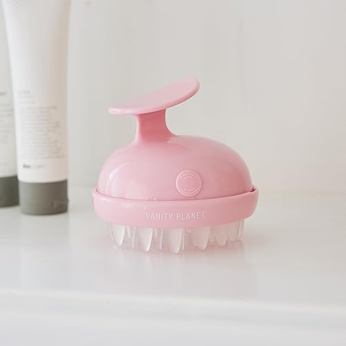 Vanity Planet Groove Scalp Massager (Pucker-up Pink) Rejuvenating Handheld  Shampoo Brush, 2-Speed Vibrating, Water Resistant in Saudi Arabia