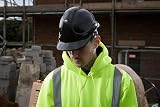 Blackrock Black Hard Hat Safety Helmet Construction Unisex One Size view 3