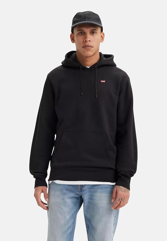 Herren Sweatshirt Hoodie, Mineral Black, M