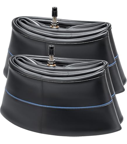 Lot De 2 Chambres à Air De 2,50 à 18 Avec Tige De Valve Droite TR 4 Pour Jantes De 45,7 Cm De Moto SUV