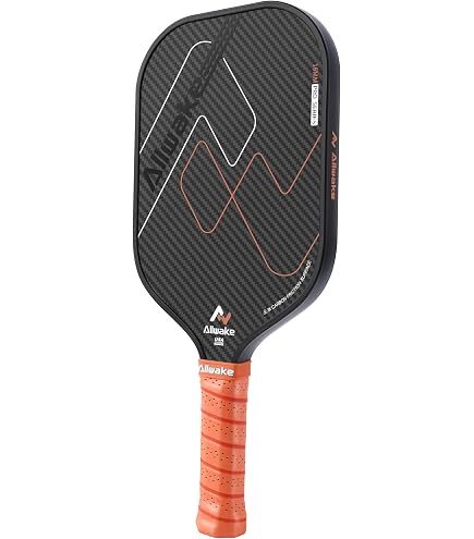 OZO Pickleball Spark Energia Ritmo - Raquette Puissance Débutant Approuvée USAPA, Face Carbone 13mm Ultra-Légère 195g