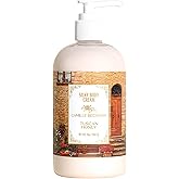 Camille Beckman Tuscan Honey Scented Silky Body Cream, Daily Moisturizer for All Skin Types | Non-Greasy Vegan Formula to Nourish and Soften Hands and Body, 13 Ounce