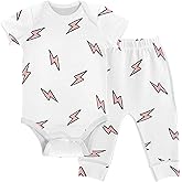 KICPOAY Baby Clothes Set Infant Bodysuits Pants Sets 0-24M For Boys Girls