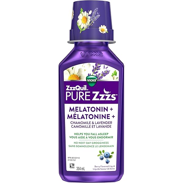 revi❁CY CBD MILK 150ml Vicks ZzzQuil PURE Zzzs Melatonin Sleep Aid with Botanicals