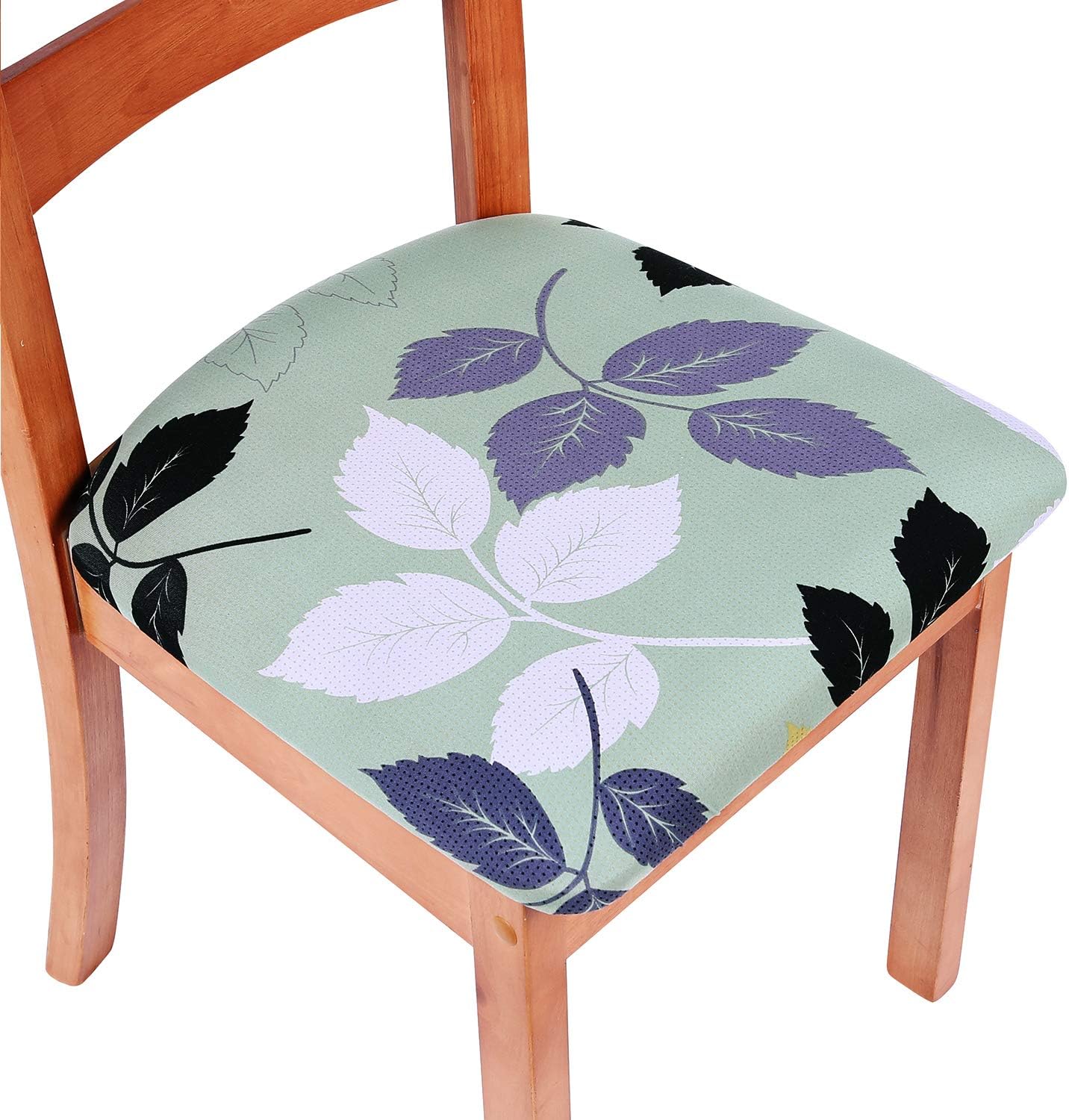 Homaxy Stretch Chair Seat Covers for Dining Room Set of 6 - Image 4