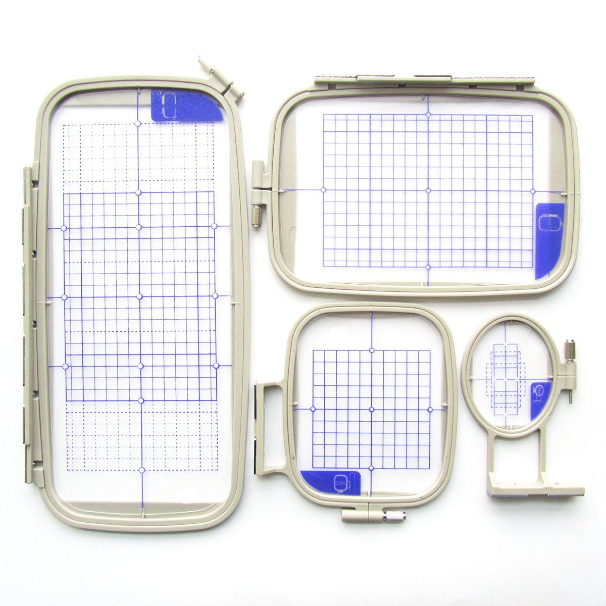 CKPSMS Brand - Embroidery Hoop-4 Compatible with/Replacement for Brother Brand Innovis F440E/F540E/F480/F580/PE750/PE750D/PE770/PE780D/PE800/PC8200/PC8500 (4 Embroidery Hoop Set)
