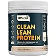 Nuzest - Pea Protein Powder - Clean Lean Protein, Premium Vegan Plant Based Protein Powder, Dairy Free, Gluten Free, GMO Free, Protein Shake, Real Coffee, 20 Servings, 1.1 lb