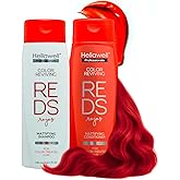 Hellawell Professionals Color Reviving Shampoo and Conditioner Kit for Red Hair | Reds Tones | Intense and Brilliant Color | 8.11 oz