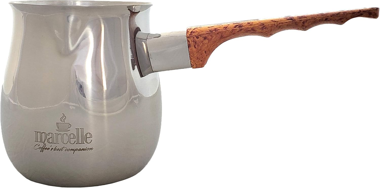 Marcelle Stainless Steel Milk Frothing Pitcher (12oz-W)